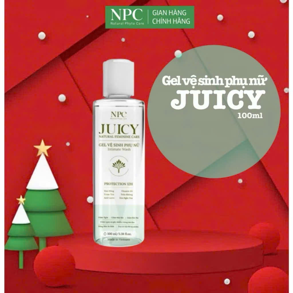 [Pass KOC 99%][Đã Mở Seal] Dung dịch vệ sinh phụ nữ NPC Juicy tinh chất trầu không kháng khuẩn 100ml