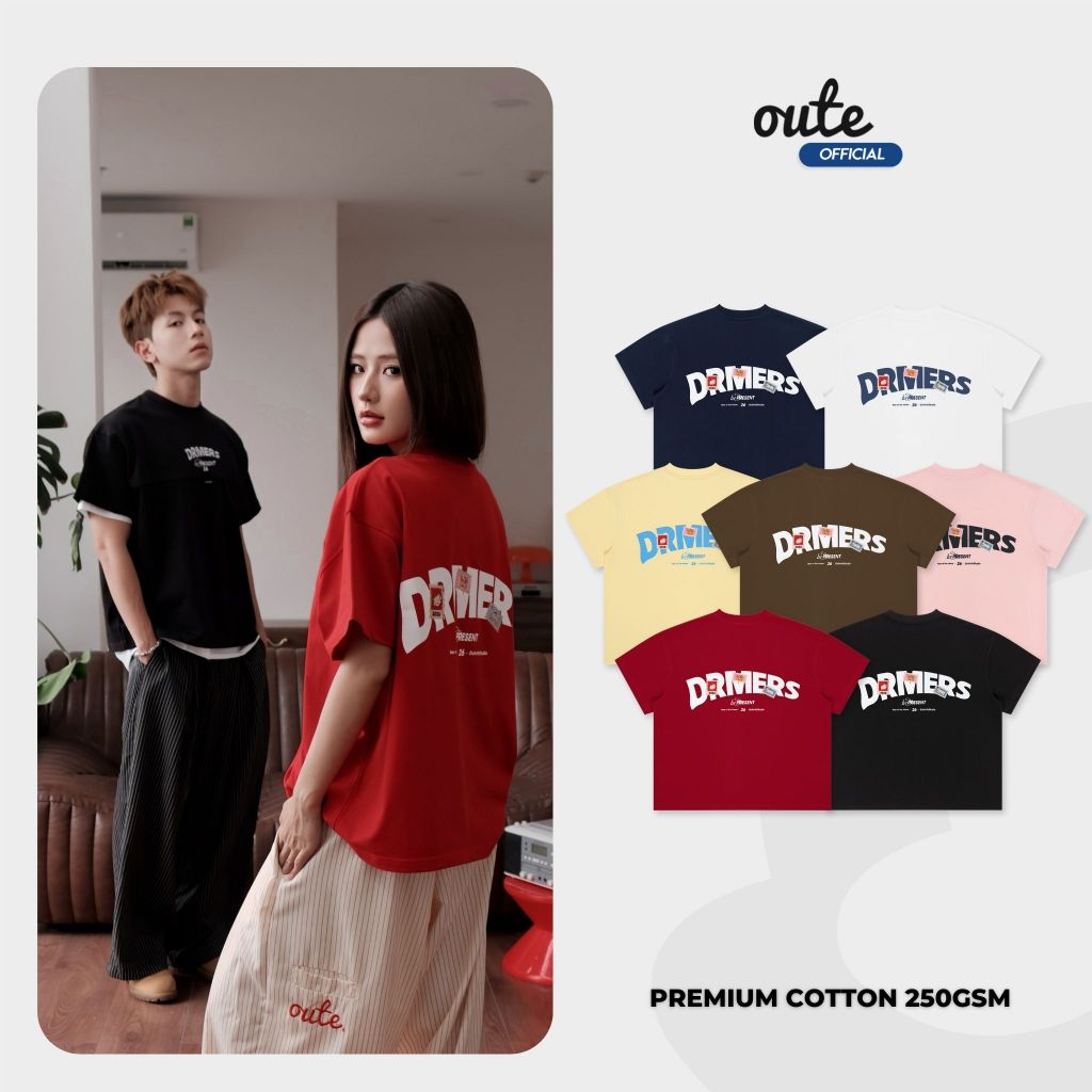 Áo Thun Outerity Signature 26 Form Boxy Cotton 100% Nam Nữ Unisex / DREAM HORSE COLLECTION 2026