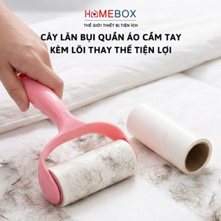 Cây Lăn Bụi Làm Sạch Quần Áo Ga Giường Sofa Kèm Lõi Thay Thế, Dụng Cụ Lăn Lông Chó Mèo Đa Năng