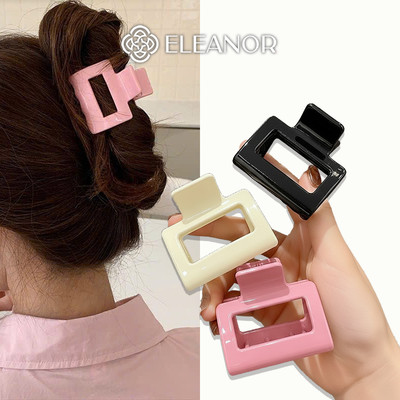 Kẹp tóc nữ càng cua Eleanor Accessories trơn nhiều màu phụ kiện tóc kẹp tóc basic 11160