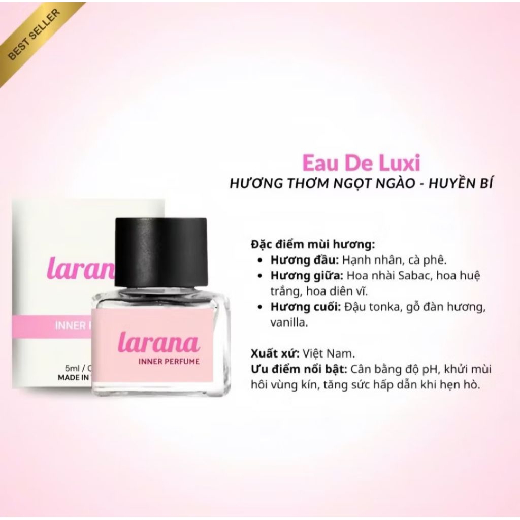 Nước hoa Larana Inner Perfume bản Eau De Luxi 5ml ngọt ngào