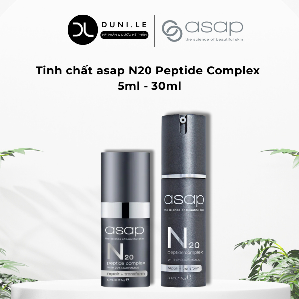 [ asap ] Tinh chất chống lão hóa | ASAP N20 Peptide Complex 5ml - 30ml