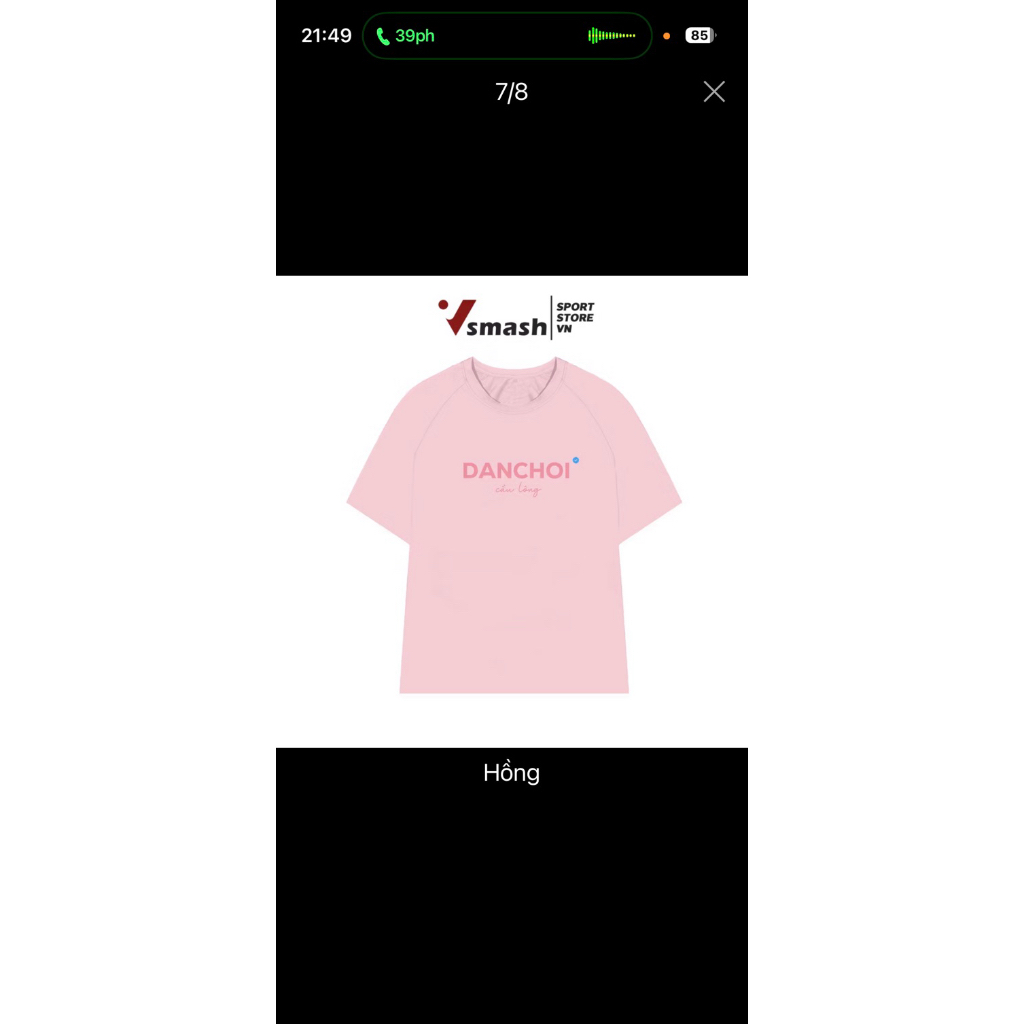 Áo Thun Cầu Lông Nam Nữ Vsmash Sportwear - Họa Tiết "DANCHOI Cầu lông" | Vải Cotton Em Bé Mềm...