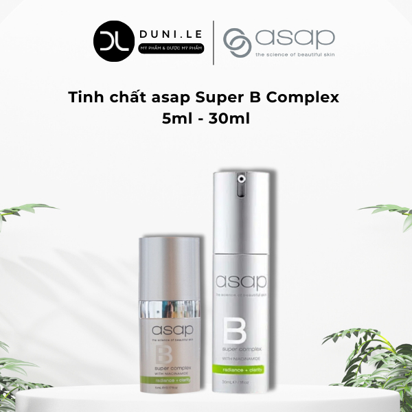 [ asap ] Serum dưỡng sáng, giảm mụn,thu nhỏ lỗ chân lông, giúp tăng sinh Collagen | Asap Super B Com