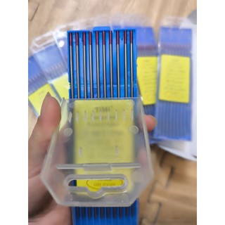Kim hàn TIG/sắt/inox 2.4 chất lượng. Vỉ 10 que (vỏ hộp màu ngẫu nhiên)