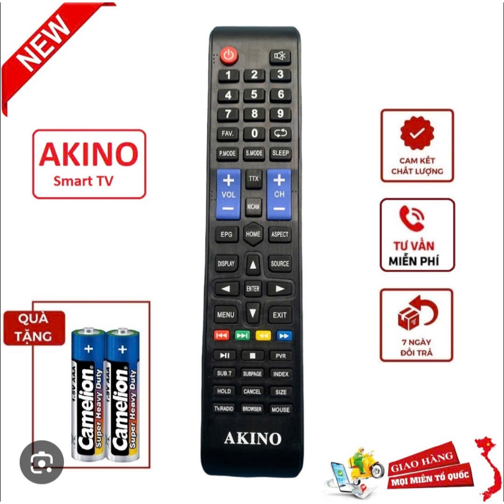 HÀNG ZIN ĐIỀU KHIỂN TIVI AKINO BẢO HÀNH 1 NĂM
