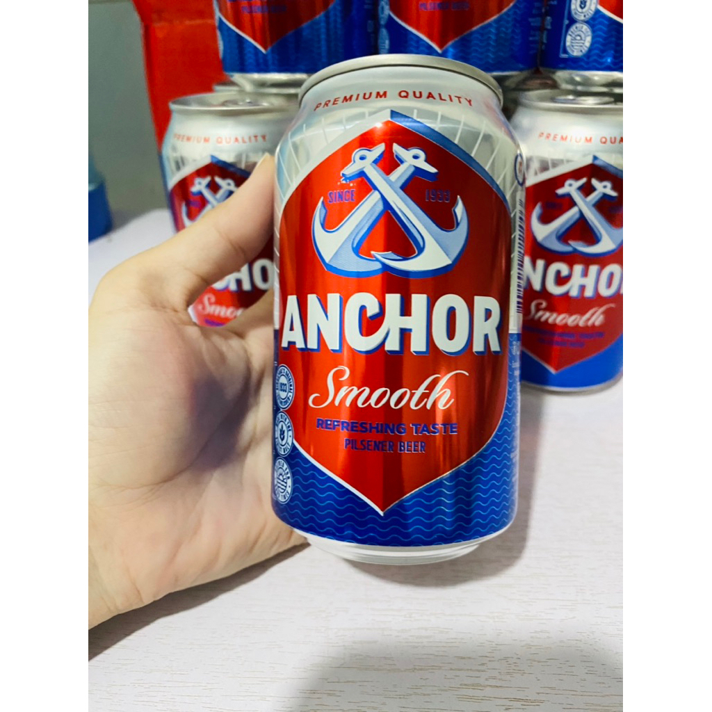 Bia Anchor Campuchia nồng độ 5% 330ml/lon