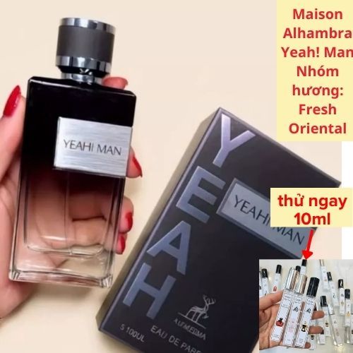 Nước Hoa Nam Maison Alhambra Yeah Man 100ml - Mạnh mẽ, Lịch lãm, Tự tin