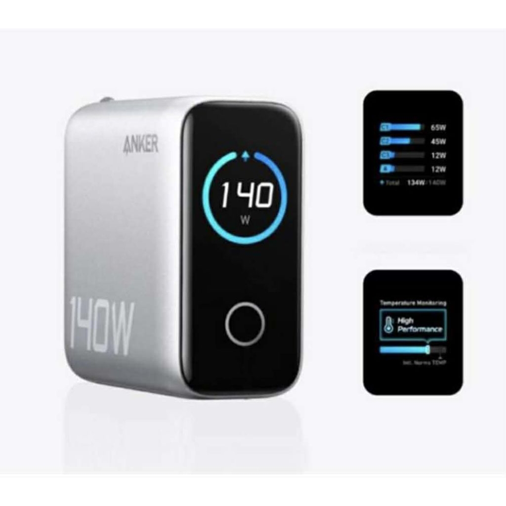 sạc nhanh 4 cổng USB Type-C 140W Anker