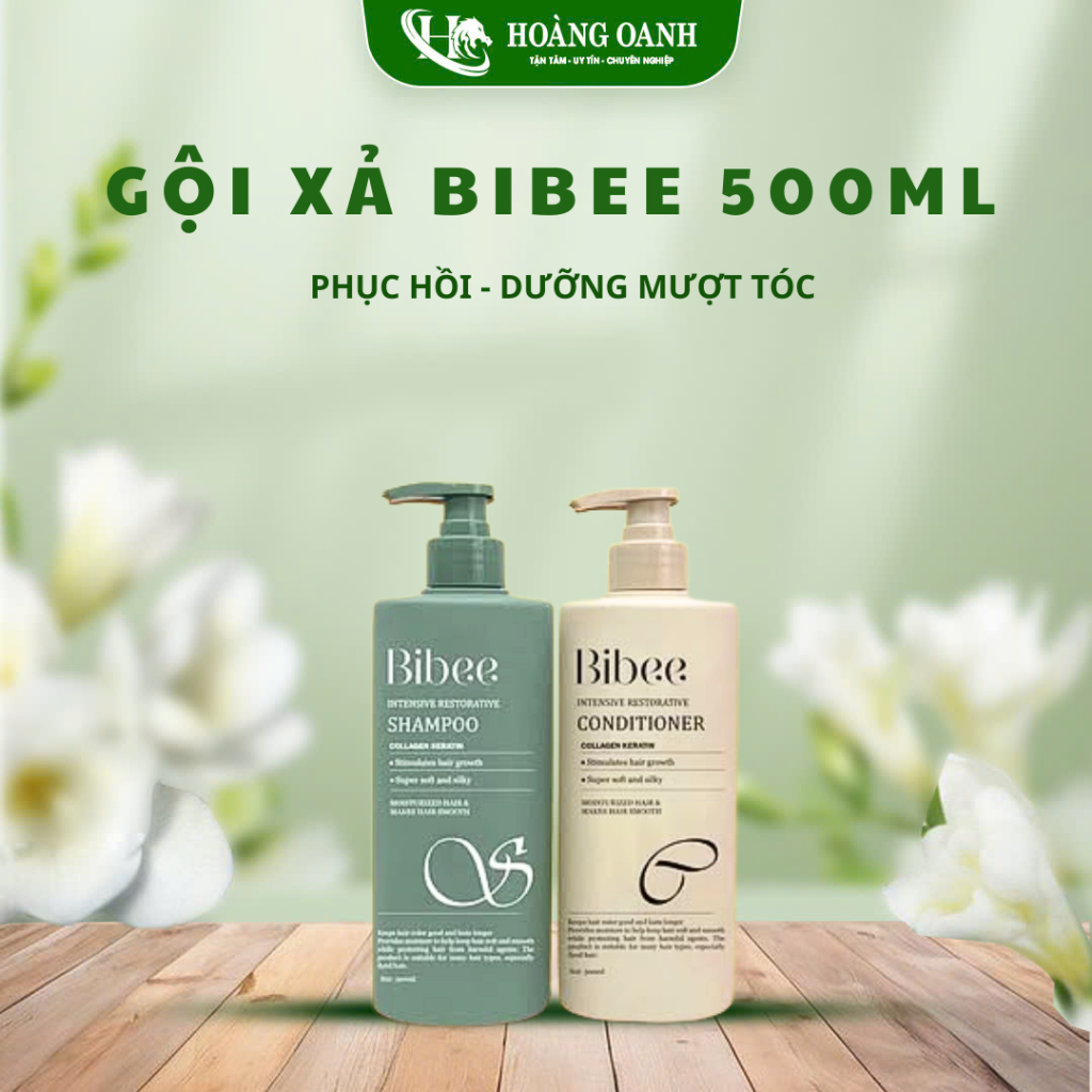 Cặp gội + xả Bibee 1000ml tặng sữa tắm 500ml+ nước giặt 1 lít