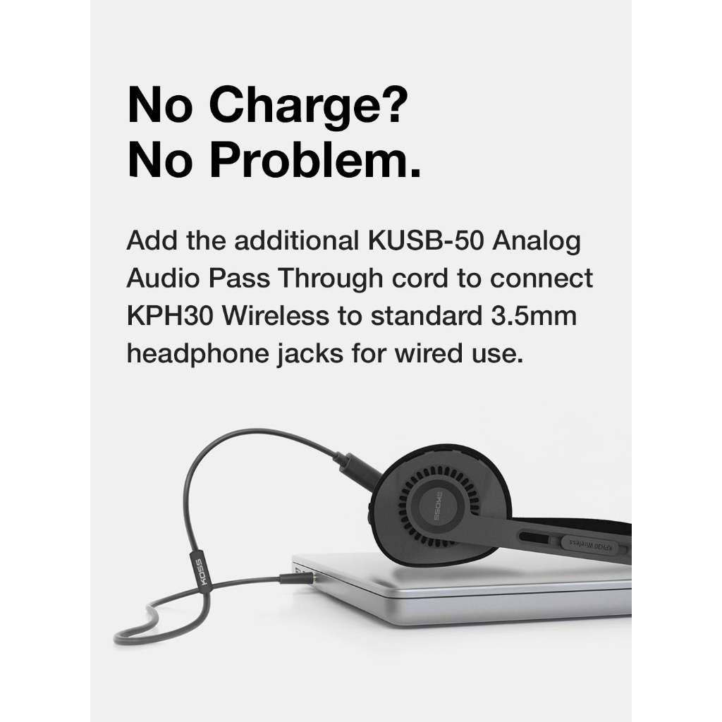 Koss KPH30 Wireless. Tai nghe chụp tai không dây bluetooth | BigBuy360 - bigbuy360.vn