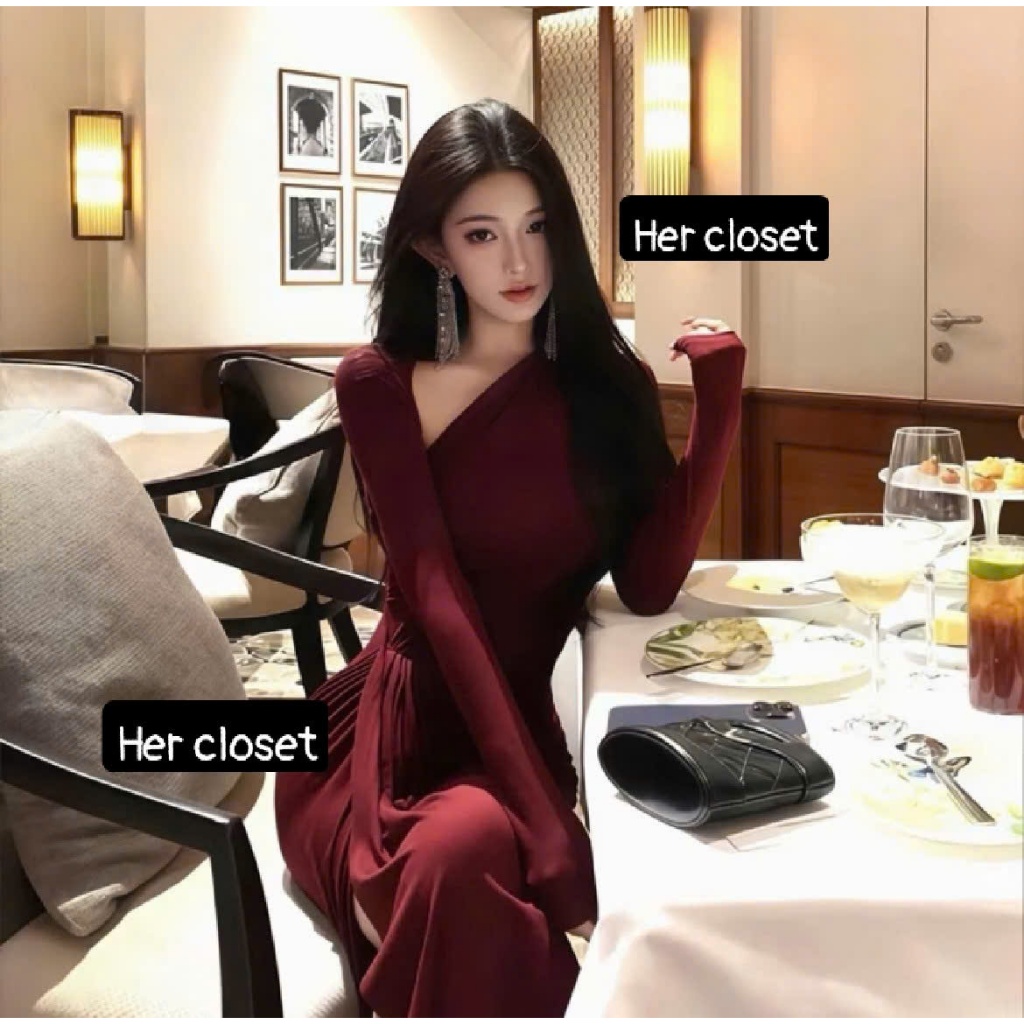 [HÀNG THIẾT KẾ] Váy body xẻ tà dáng dài đầm body xẻ tà dáng dài váy maxi đầm maxi sang chảnh đầm đi 