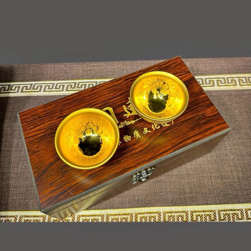 Chén Kiến Trản Mạ Vàng Cao Cấp 24k Dung Tích 50ml