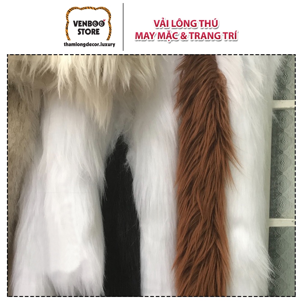 💎 Vải Lông Thú Hồ Ly làm đồ handmade thiết kế may đồ diễn sexy tai mèo đuôi mèo cosplay outfit doll 