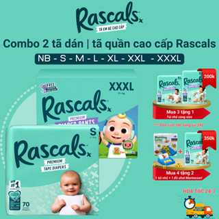  Combo 2 bỉm rascal friend tã rascal and friend New Zealand bỉm tã rascal and friends chính hãng 