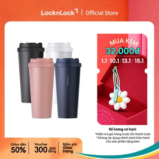  Bình giữ nhiệt Lock&Lock Energetic one-touch thép không gỉ 316L 550ml và 400ml - LHC3249  4 màu  