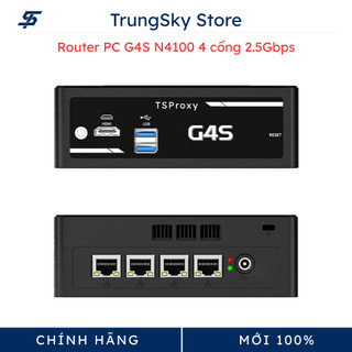 PC Router, MiniPC N3700, N4100, N100 chạy RouterOS, Pfsense, Openwrt, Linux, Proxmox, TSProxy