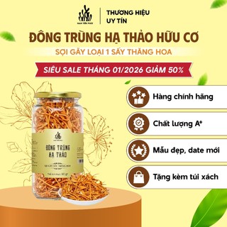  Nấm Đông Trùng Hạ Thảo Sợi Gãy Sấy Thăng Hoa Nam Tiến Phát Bồi Bổ Sức Khỏe  Ăn Ngủ Ngon Hộp 50g 