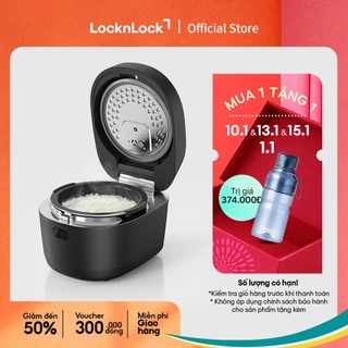 Nồi cơm điện cao tần LocknLock 1.2L chống tràn giữ ấm 24 giờ EJR586BLK 