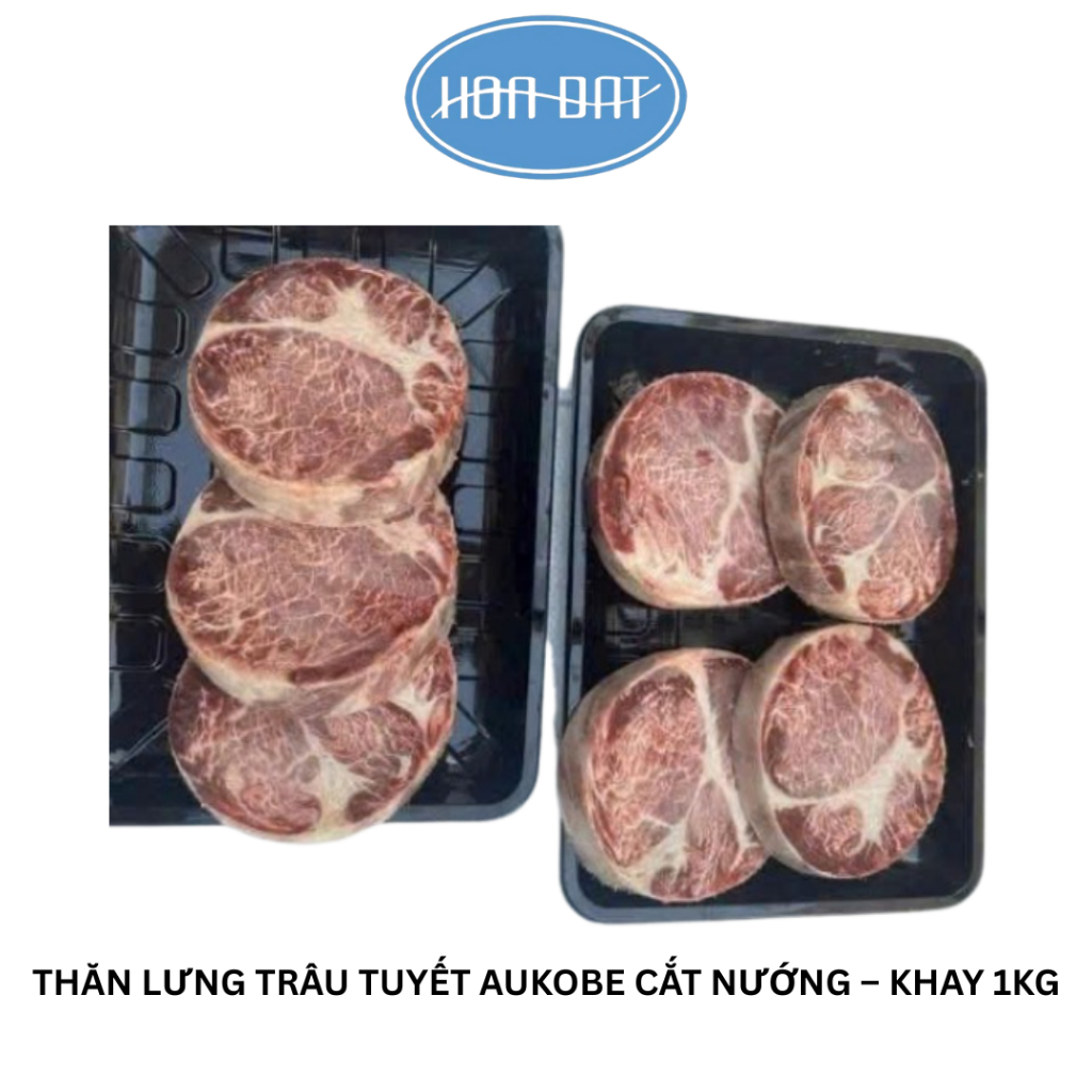 [Hỏa Tốc HN] THĂN LƯNG TRÂU TUYẾT AUKOBE CẮT NƯỚNG – KHAY 1KG