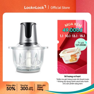  Máy xay thịt bằng thủy tinh Lock&Lock 2L công suất 300W - EJM171 