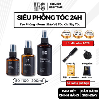  Xịt tạo phồng tóc nam Premium Hair Tonic hỗ trợ tạo kiểu giữ nếp dưỡng tóc - Waxshop C1 