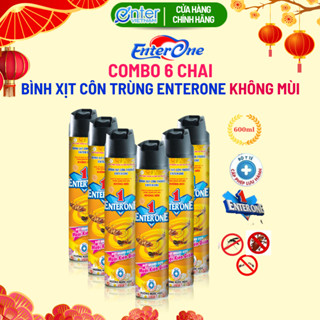   Xịt Côn Trùng EnterOne Không Mùi Hoàn Toàn 600Ml Diệt Kiến Gián Muỗi Hiệu Quả 