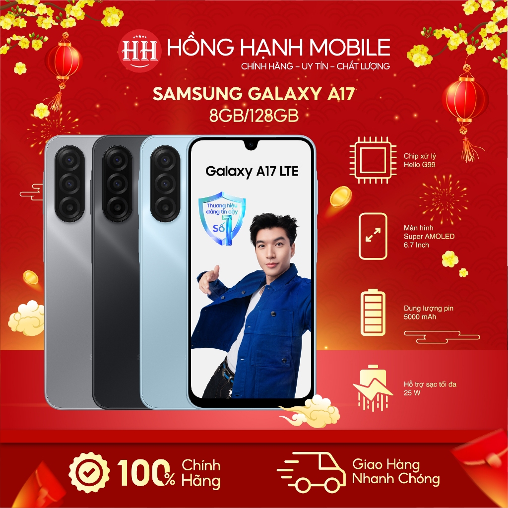 Điện Thoại Samsung Galaxy A17 8GB/128GB - Hàng Chính Hãng | BigBuy360 - bigbuy360.vn