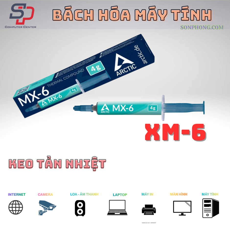Keo tản nhiệt ARCTIC MX6 4Gram