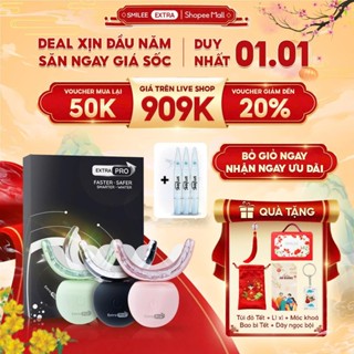  Combo Bộ Kit Trắng Răng Smilee Extra và 3 Bút Gel Làm Trắng Răng - Combo Tiết Kiệm Giúp Răng Nâng Tone Sau 7 ngày 