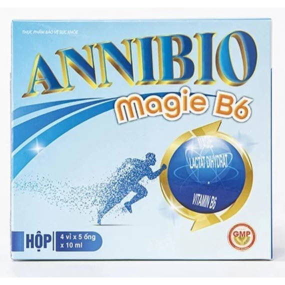 ANNIBIO Magie B6 ( Hộp 20 ống ) Hỗ trợ cải thiện suy nhược thần kinh, giảm mệt mỏi, hạn chế đau dây 