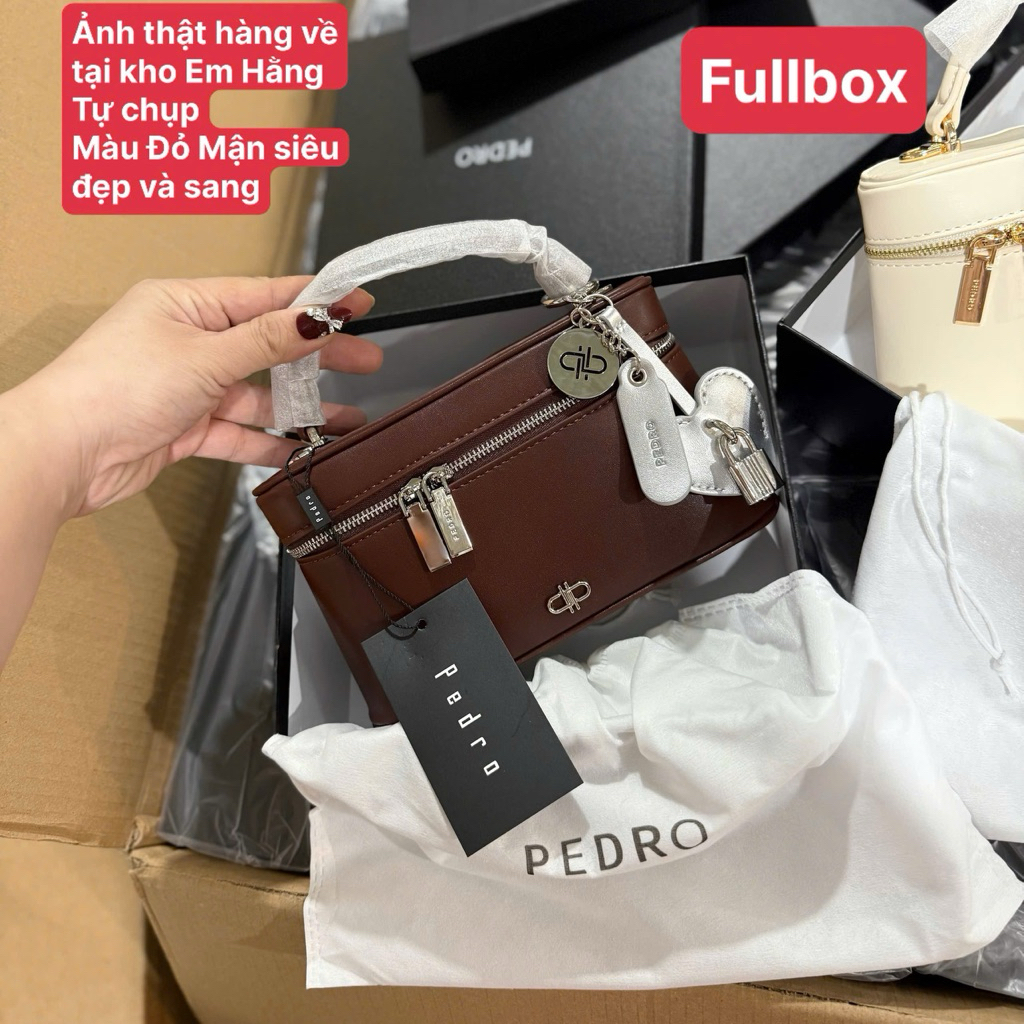 Túi PED ĐỎ NHÁM BÓNG  20cm Xuấtt Xịn New 2025
