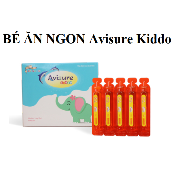 ( Tích điểm + Tặng thêm tem tích điểm ) - Avisure Kiddo giúp bé ăn ngon hộp 30 ống
