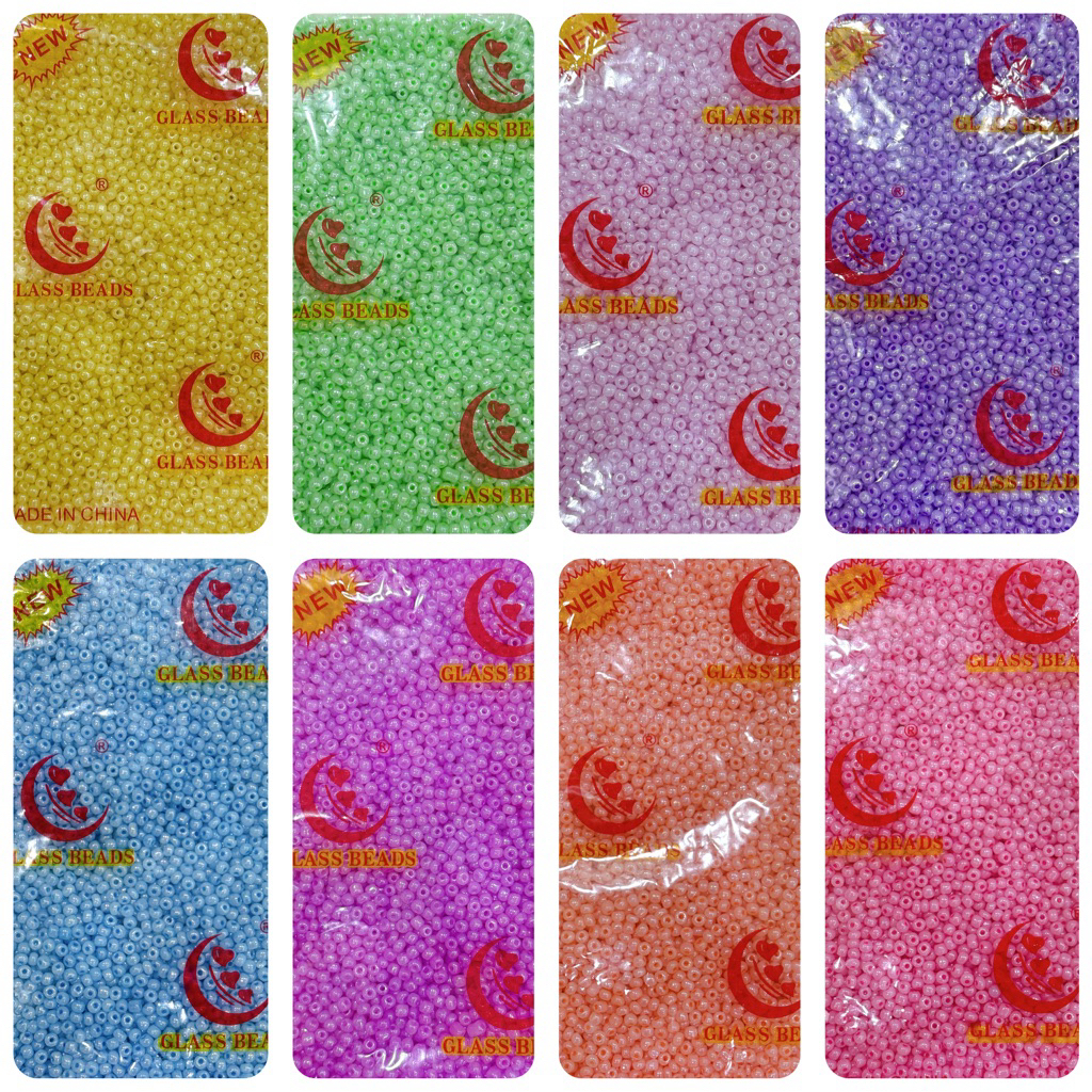 450G Hạt Cườm Tấm Sữa 4mm Pastel [Đủ Màu] Làm Phụ Kiện Handmade DIY