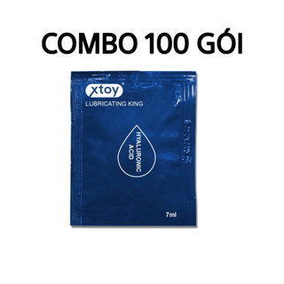 Combo 100 gói gel bôi trơn XTOY luxury 7ml không màu không mùi gốc nước