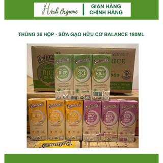  THÙNG 36 HỘP - SỮA GẠO HỮU CƠ 4CARE BALANCE 180ML - Nhập Thái Lan 
