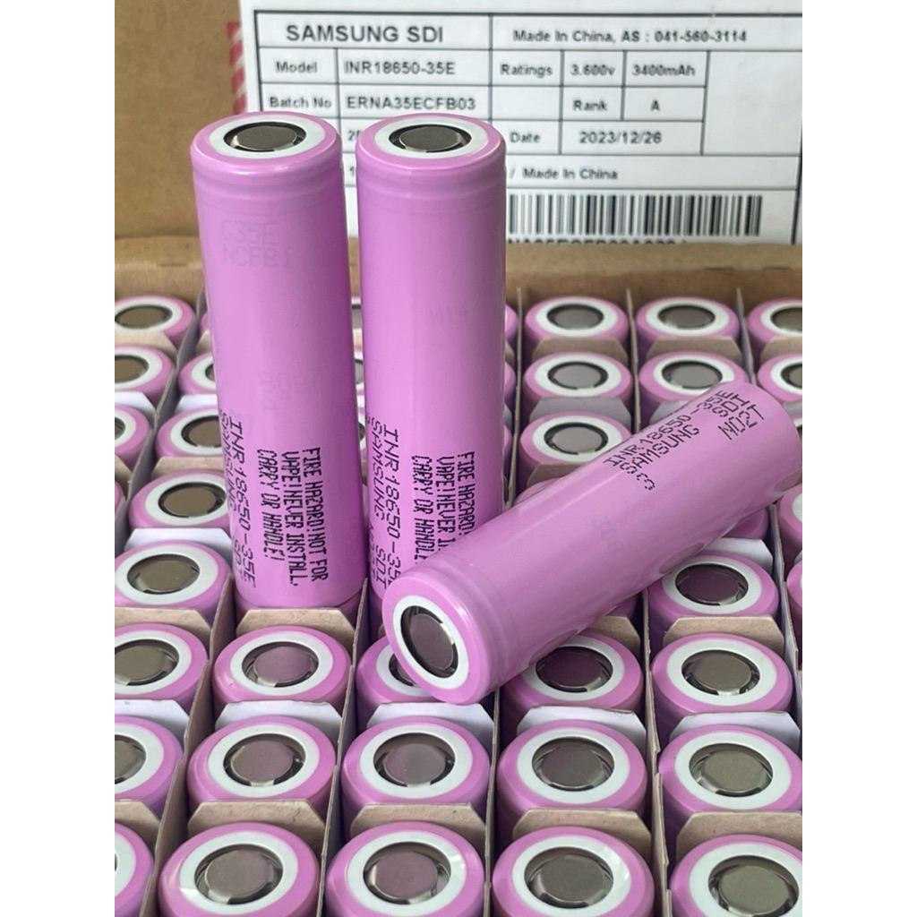 🔋🔋 Pin 18650 Samsung 35E NEW dung lượng 3400mah