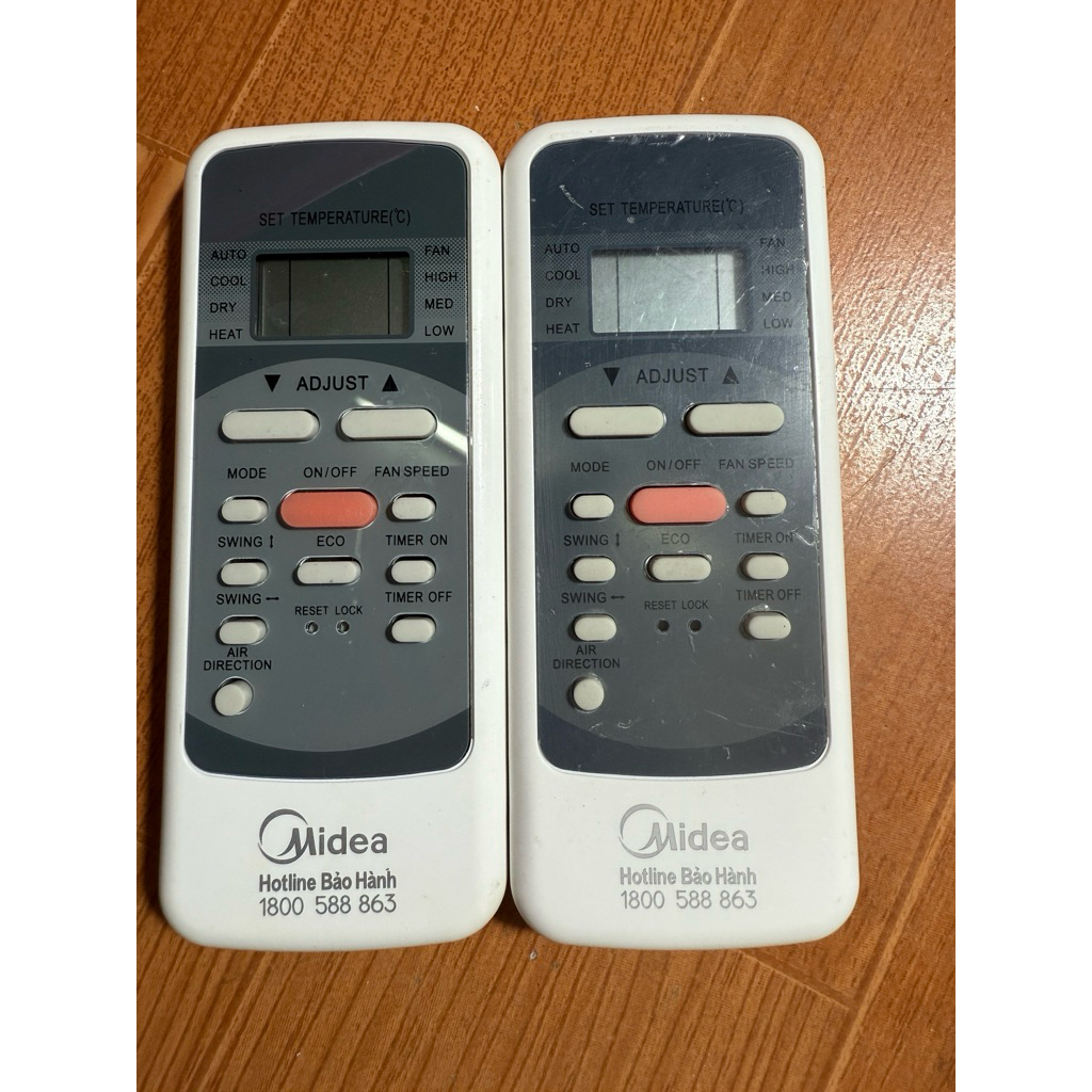 điều khiển điều hoà Media chính hãng của công ty, bảo hành 6 tháng. dùng được cho tất cả máy lạnh me