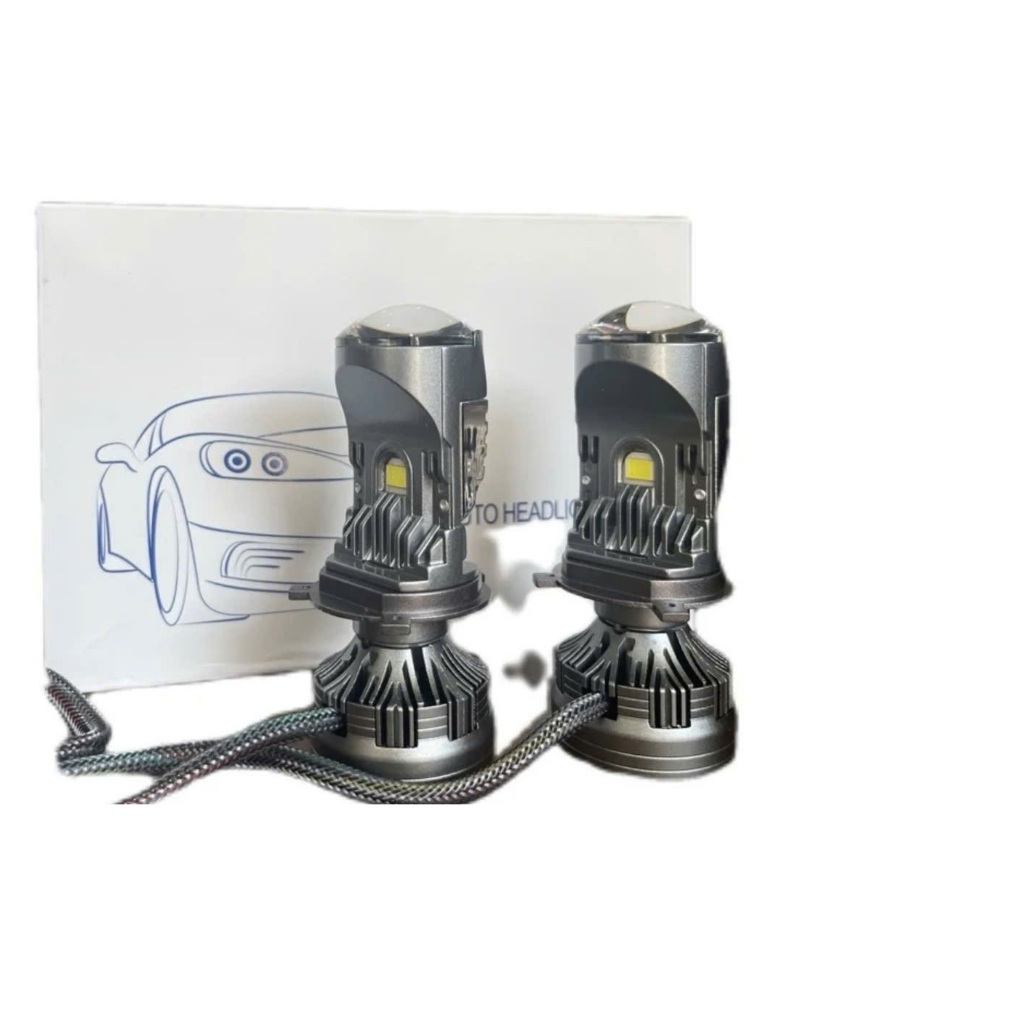 Đèn Pha LED Bi Cầu Mini H4 M01U Công Xuất 120w