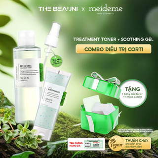  COMBO Toner Thuần Chay MEIDEME Green Salvia Treatment 200ML và Gel Làm Dịu Phục Hồi Green Salvia Multi Soothing Gel 70ml 