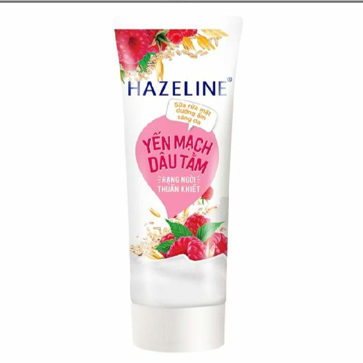Sứa rửa mặt Hazeline yến mạch dâu tằm 100g ( chính hãng )