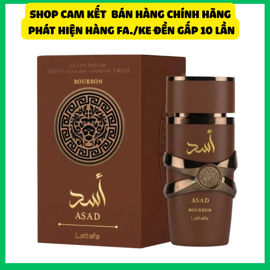 Nước hoa Lattafa Asad Bourbon - Nam tính – ấm áp – sang trọng