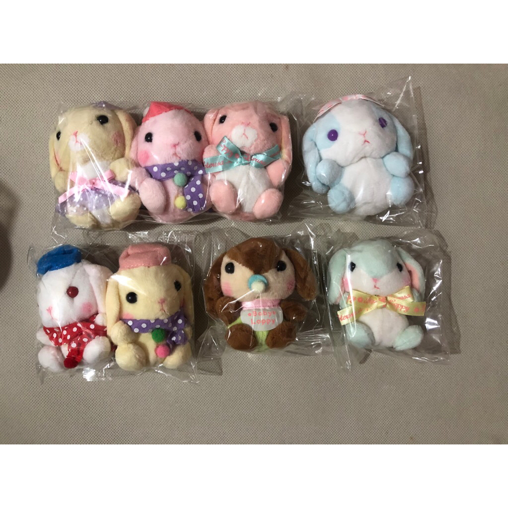 Gấu bông thỏ loppy baby Amuse