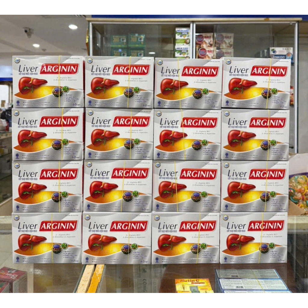combo 2h mát gan ( liệu trình )giải độc Liver arginin hộp 60 viên