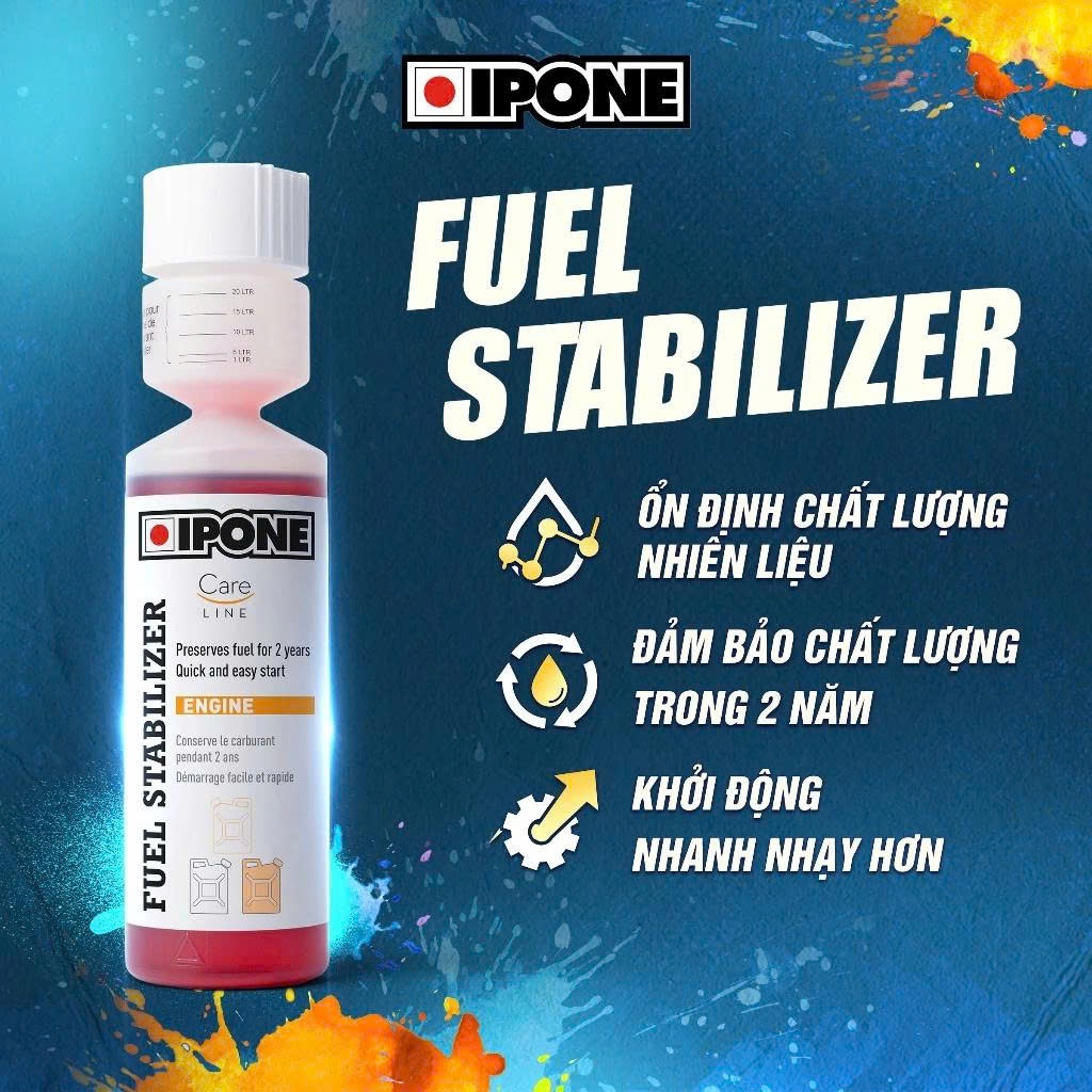 Dung dịch ổn định nhiên liệu IPONE Fuel Stabilizer - 250ml