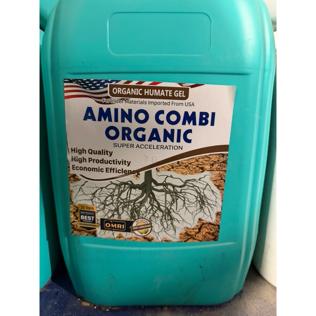 Amino Combi Organic – Gel Humate Hữu Cơ Amino Axit, Kích Rễ Mạnh, Cải Tạo Đất, Tăng Năng Suất Cây Tr