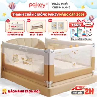   NEW 2026  Thanh Chắn Giường Cải Tiến S1 Vải Oxford Cao 105cm Khung Dày Dặn Chắc Chắn An Toàn Cho Bé - CÓ HỎA TỐC 
