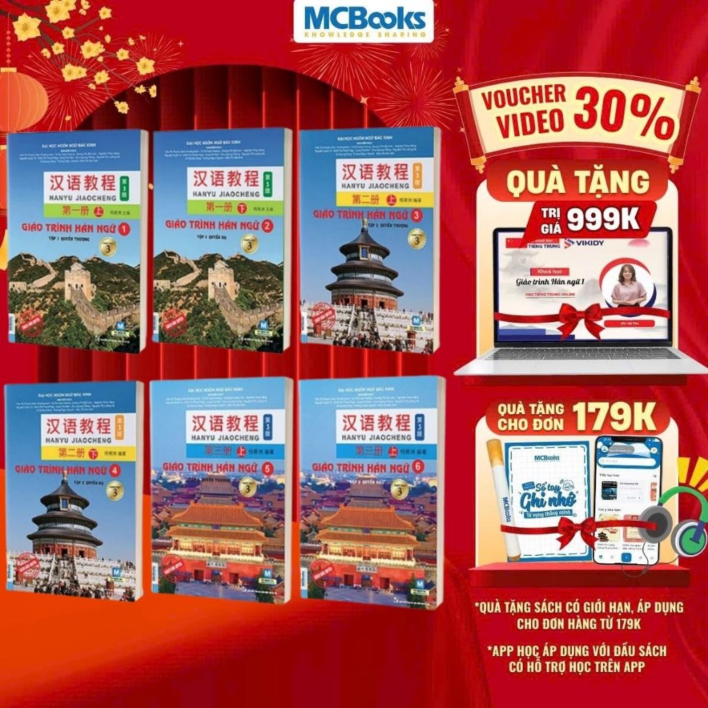 Sách - Giáo trình hán ngữ 6 cuốn phiên bản 3 - 2023 (Combo/Lẻ tùy chọn)