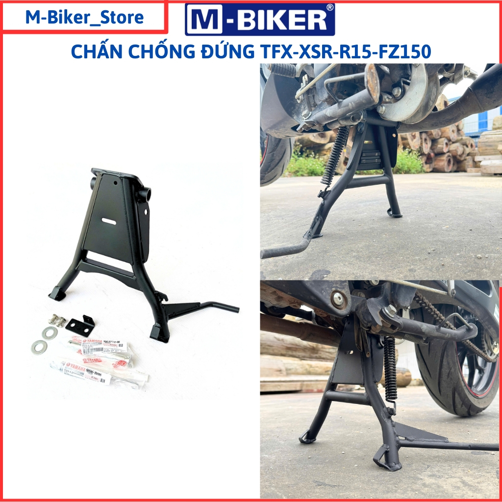 Chân chống TFX, XSR, MT15, R15, FZi150, chân chống giữa TFX, chân chống đứng TFX, phụ kiện mbiker