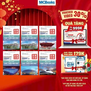 Sách - Trọn bộ Giáo Trình Phát triển Hán Ngữ Trung Cấp - Phân loại lẻ/combo